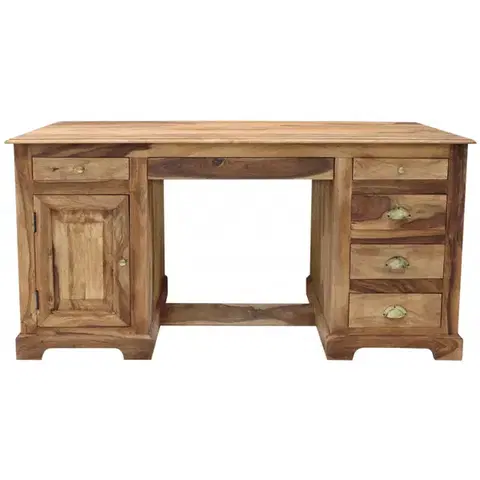 Písacie a pracovné stoly Písací stôl 160x80x76 indický masív palisander