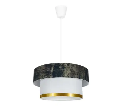 Svietidlá HEXE Luster na lanku RESSA 1xE27/60W/230V zelená 0314