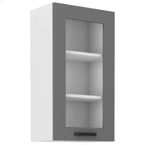 Kuchynské skrinky visiace Kuchynská skrinka Luna dustgrey/biela 40GS-90 1F