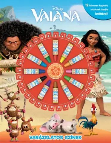 Pre deti a mládež - ostatné Varázslatos színek: Vaiana