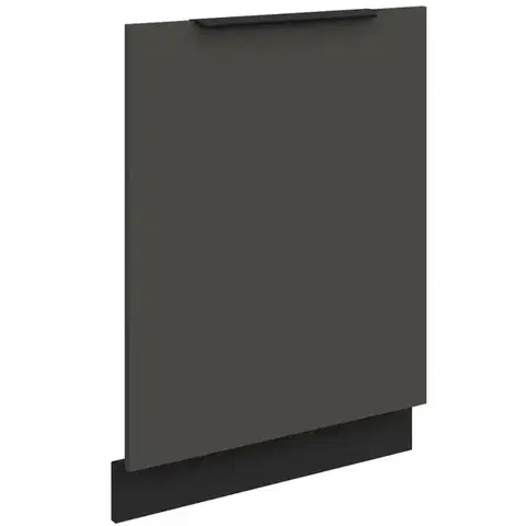 Dvierka a čelá zásuviek pre kuchynske skrinky Dvierka na umývačku Zm Aria-Gr/Bl Anti Fingerprint 713x596