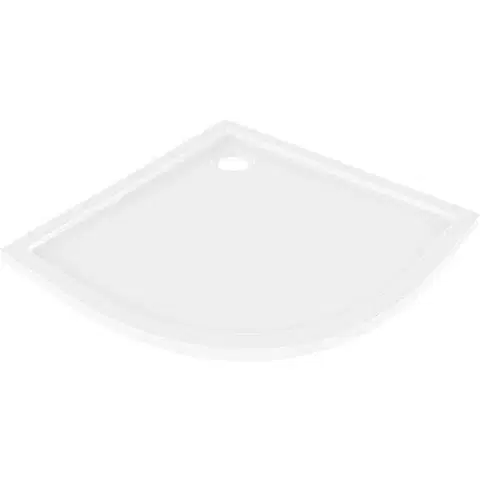 Vane MEXEN - Flow Sprchová vanička štvrťkruh slim 90 x 90, biela lesk 46Q109090