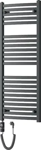 Radiátory do kúpeľne MEXEN/S - Helios radiátor + vykurovacia tyč 1200 x 500 mm, 600 W, antracit W103-1200-500-2600-66