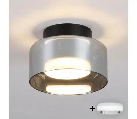Svietidlá Brilagi - LED Bodové svietidlo AURA LUX 1xGX53/30W/230V priemer 13 cm čierna/dymová WO-OEM-CF-01-BK