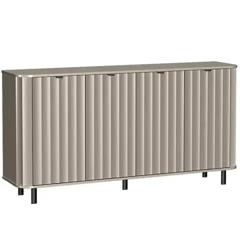 Komody so zásuvkami a dvierkami Komoda Novado 2nv 180 Clay Gray