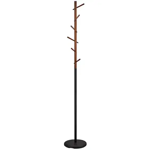 Vešiaky do predsiene Vešiak Gc6767 Čierna/Orech