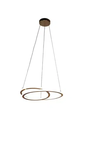 Stropná svetla EDEN lampa wisząca złoty 32W LED 3000, 4000, 6000K osłonka biała