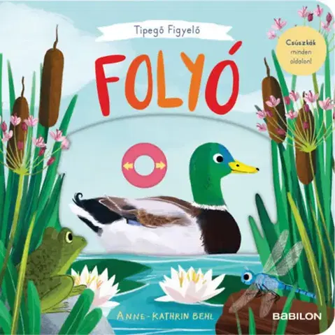 Leporelá, krabičky, puzzle knihy Tipegő figyelő - Folyó - Csúszkák minden oldalon