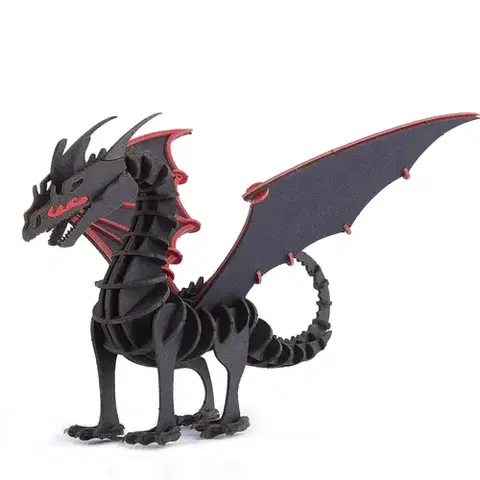 3D puzzle 3D Creative Farebné 3D puzzle Drak