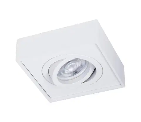 Svietidlá  Podhľadové bodové svietidlo NUSA 1xGU5,3/MR16/50W/12V hranatý biela ML0039