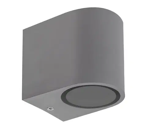 Svietidlá  Vonkajšie nástenné svietidlo PARETE 1xGU10/6W/230V IP54 šedá 007007