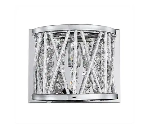 Svietidlá LUXERA  - Nástenné svietidlo STIXX 1xG9/33W/230V strieborná 