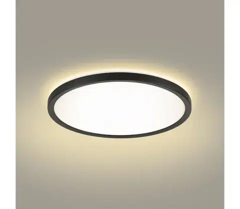 Svietidlá BRILAGI - LED Kúpeľňové svietidlo ULTRA SLIM LED/12W/230V pr. 22,5 cm čierna IP54 BRI227