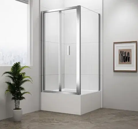 Sprchové dvere POLYSAN - DEEP obdĺžniková sprchová zástena 1000x750 L/P varianta,číre sklo MD1910MD3116