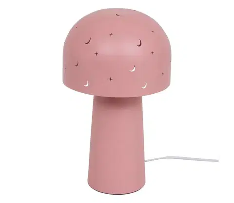 Lampy Atmosphera - Detská stolná lampa STARRY MUSHROOM 1xE14/25W/230V ružová 211060