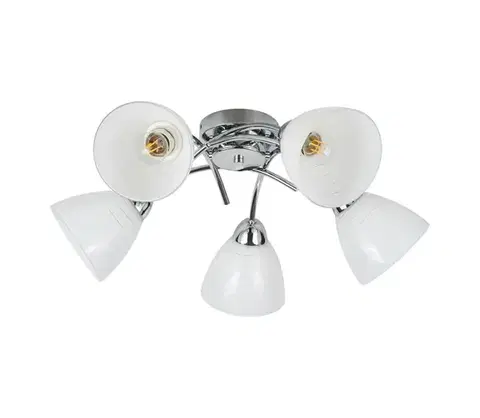 Svietidlá  Prisadený luster CLARA 5xE27/15W/230V lesklý chróm ML2759