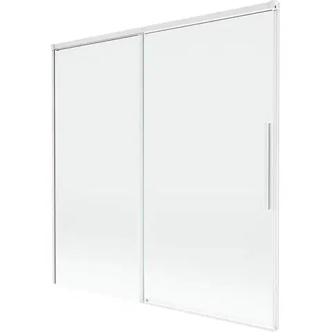 Sprchové dvere MEXEN/S - Rox vaňová zástena 2-krídlová posuvná 160 x 150, transparent, biela 8C9-160-001-20-00