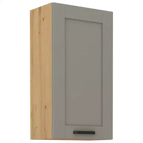 Kuchynské skrinky visiace Kuchynská skrinka Luna claygrey/artisan 50G-90 1F