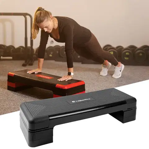 Step mostíky Aerobic step inSPORTline AS250 čierna