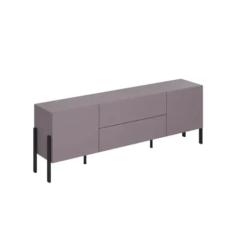 TV stolíky DEKTON 40 televízny stolík, slivka