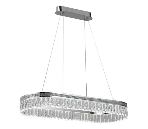 Svietidlá  Stmievateľný LED krištáľový luster na lanku THALIA LED/50W/230V 3000-6000K + diaľkové ovládanie N2109