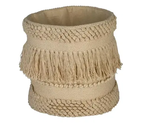 Taburetky Eglo 426519 - Dekoratívny kôš TOYAMA 25x25 cm béžová 426519