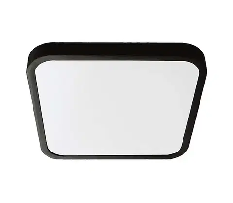 Svietidlá  LED Kúpeľňové stropné svietidlo LED/18W/230V IP44 6500K 25x25 cm čierna 76441-24