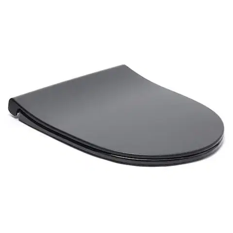 WC dosky WC doska VitrA Sento duroplast čierna mat 120-483-009 120-483-009