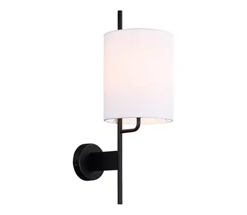 Svietidlá  Nástenná lampa TOKYO 1xE27/40W/230V čierna/biela 50401137