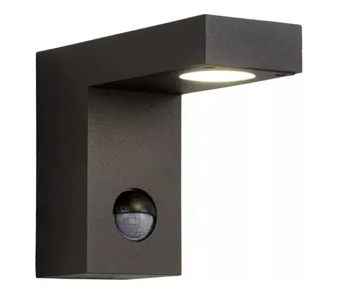 Záhradné lampy Lucide 28850/24/30 - LED Vonkajšie svietidlo so senzorom TEXAS LED/7W/230V IP54 28850/24/30