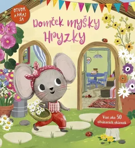 Leporelá, krabičky, puzzle knihy Domček myšky Hryzky - Jenny Wren
