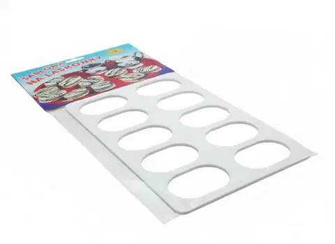 Dekorácie na torty MAKRO - Šablona na laskonky UH