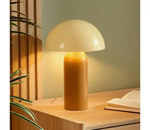 Lampy Atmosphera - Stolová lampa LITO 1xE14/6W/230V oranžová 221630B