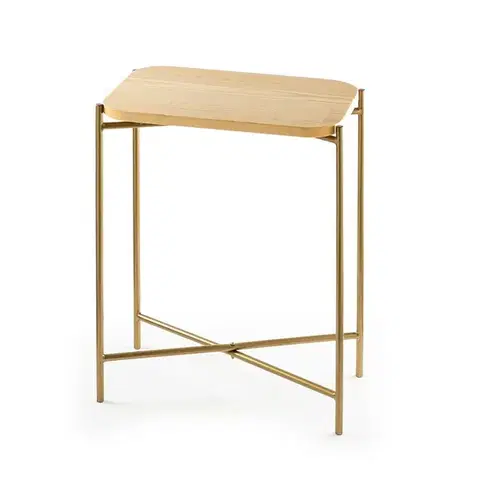 Konferenčné stolíky Odkladací stolík Same Gold and Natural