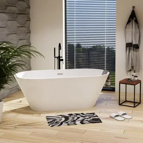 Vane H K - Voľne stojaca akrylátová vaňa Tracie 170x80 cm Tracie 170