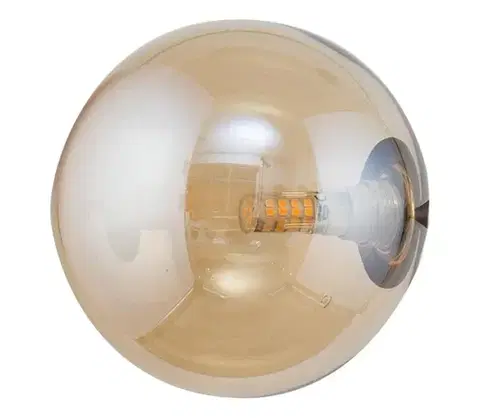 Lampy  Náhradné sklo k lusteru, stolovej lampe a nástennému svietidlu ORO G9 pr. 14 cm béžové k14b