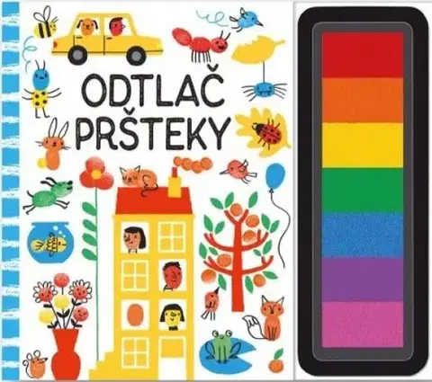 Leporelá, krabičky, puzzle knihy Odtlač pršteky - Fiona Watt