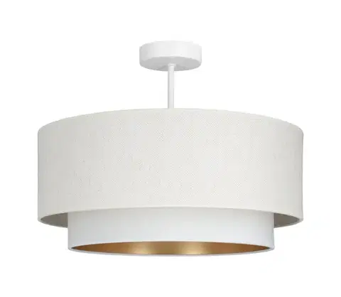 Svietidlá  Prisadený luster NATIA 1xE27/60W/230V pr. 45 cm biely H0201