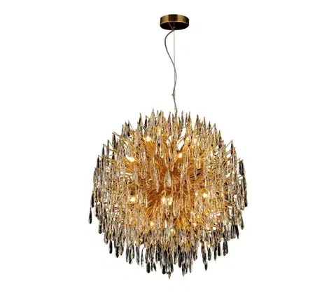 Svietidlá  Krištáľový luster na lanku 24xG9/40W/230V zlatá CA061/800G