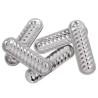 Formy na pečenie Kinekus Formička veľká, vanilka, dĺžka 10cm, bal. 30ks