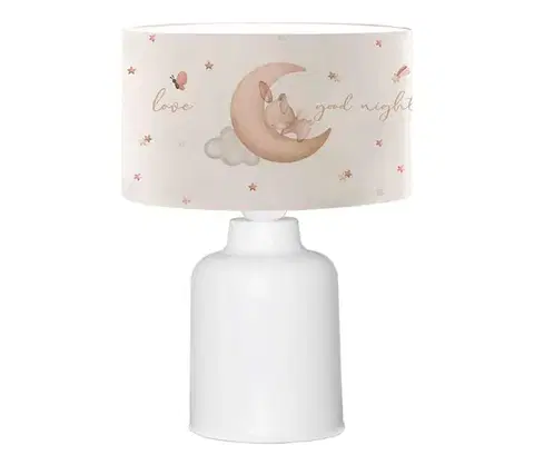 Lampy  Detská lampička CANDY 1xE27/40W/230V biela/béžová 780SGN4733