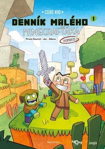 Dobrodružstvo, napätie, western Denník malého Minecrafťáka: komiks - Cube Kid