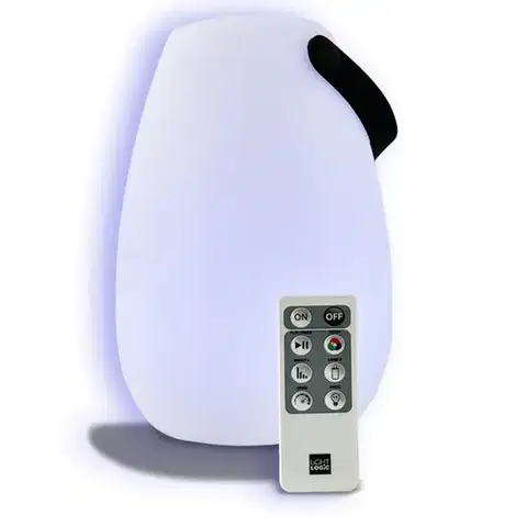 Lampy   stojące Stolná lampa LED OXOR IP44 RGB ACCU