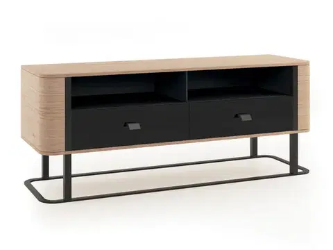 TV stolíky TARANKO Grande GR-RTV/M tv stolík dub (Grande 01) / čierna