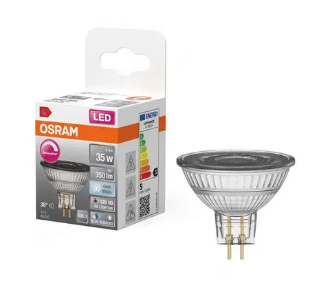 LED osvetlenie LED stmievateľná reflektorová žiarovka MR16 GU5,3/5W/12V 4000K 36° CRI 90 - Osram 4058075613225