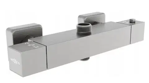 Kúpeľňové batérie MEXEN - Cube termostatická sprchová batéria grafit 77250-66