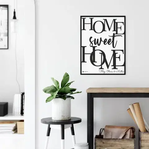 Obrazy s textom Obraz HOME SWEET HOME na stenu