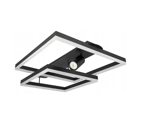 Svietidlá SmartLED LED stropné svietidlo LED/38W/230V + 1xGU10/30W čierne 7942