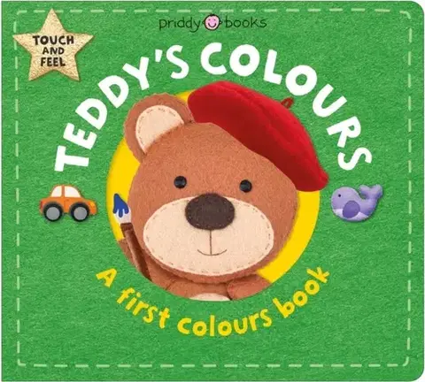 Leporelá, krabičky, puzzle knihy Teddy's Colours - Priddy Books