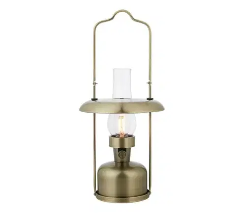 Záhradné lampy Markslöjd 108894-LED Stmievateľná nabíjacia lampa FANOS LED/2,5W/3,7V 4000 mAh IP44 mosadz 108894